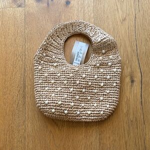 Madewell Micro Bag in Embellished Straw